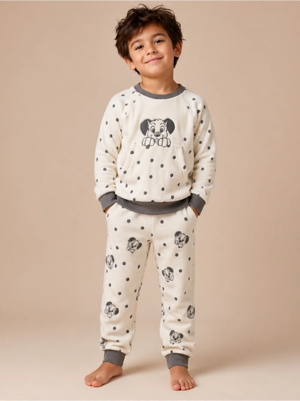 Disney Puppy Fleece Lounge Set Toddler 4T Cozy Pajamas Matching Set